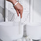 Crystal Singing Bowl w/ Vegan Stick (Crown Chakra / B Note)