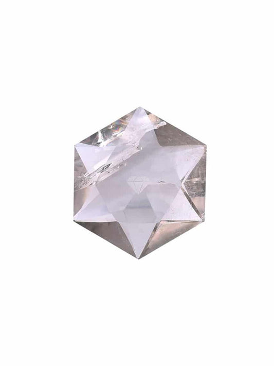 Ashy Diamond Geo Gem (Smokey Quartz)