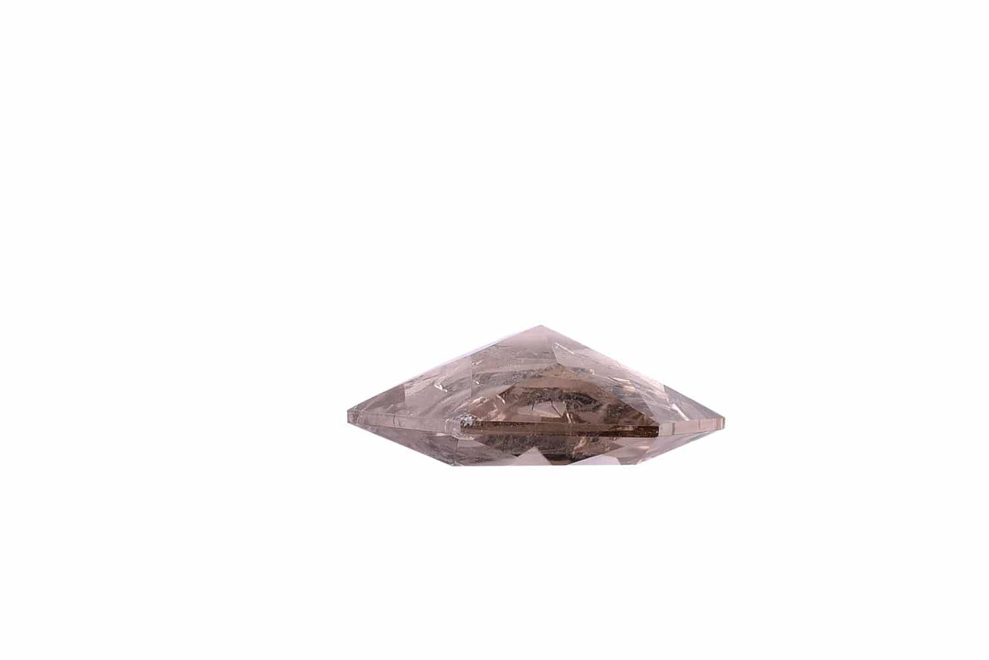 Ashy Diamond Geo Gem (Smokey Quartz)