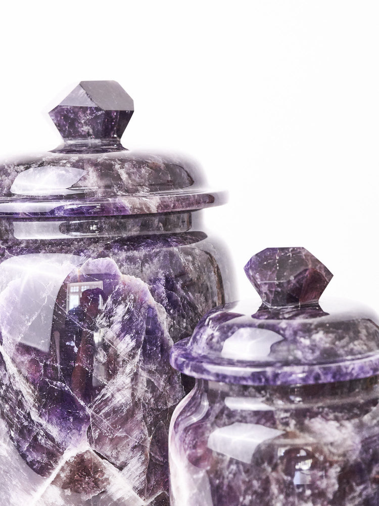 Amethyst Urns (Made to Order Small & Large)
