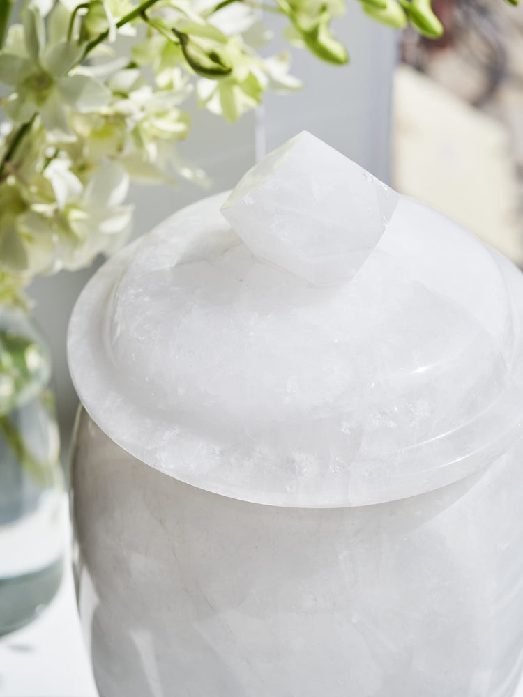 Clear Quartz Urns (Made to Order Small & Large)