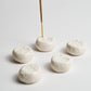 Embossed Ceramic Incense Holder