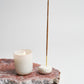 Embossed Ceramic Incense Holder