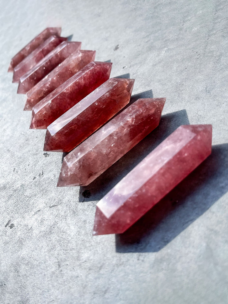 Tanzberry Quartz Double Terminated Points